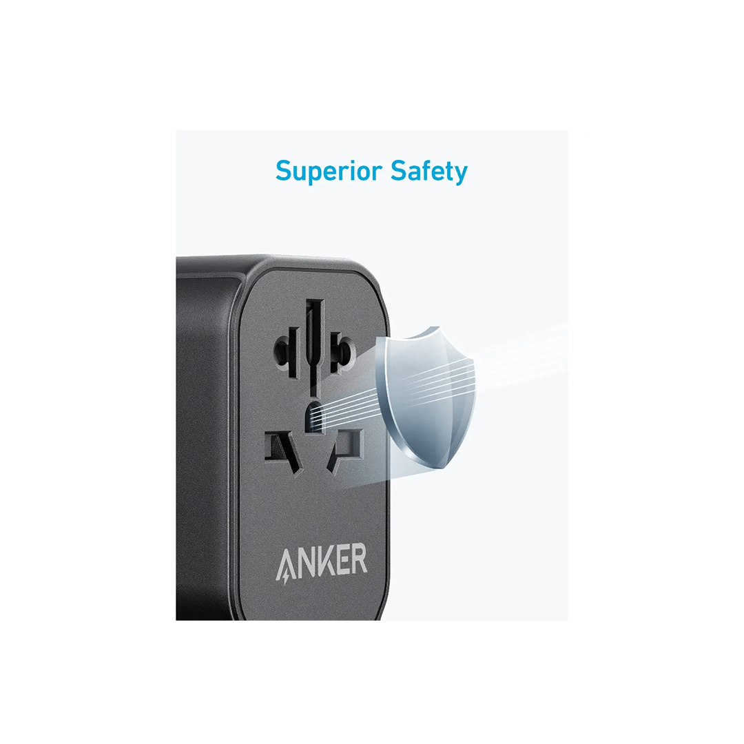 Anker PowerExtend Travel Adapter 30W With USB C Charger - Black in Qatar Anker PowerExtend Travel Adapter 30W With USB C Charger - Black in Qatar